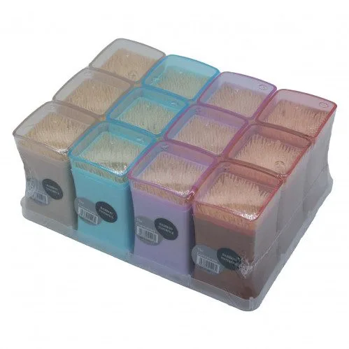 Scobitori din bambus, 200 buc, 12buc/set