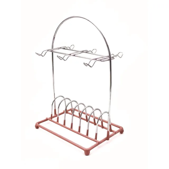 Suport pentru 6 cesti, metal, 30 cm
