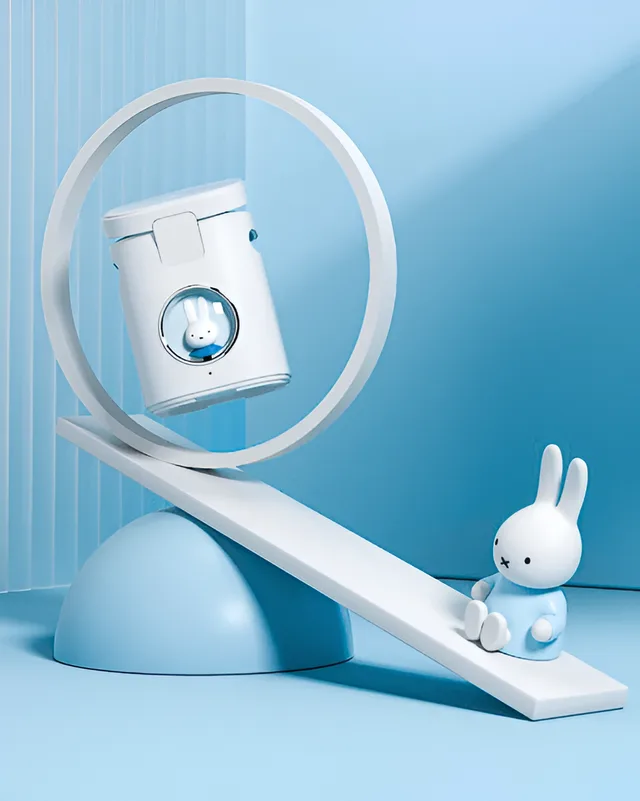 Incarcator Wireless 3 in 1 MIPOW Miffy, Fast Charge 20W