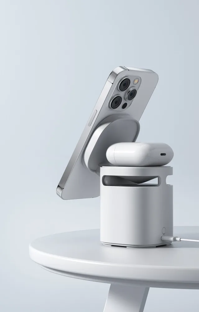 Incarcator Wireless 3 in 1 MIPOW Miffy, Fast Charge 20W