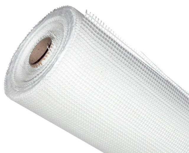 Plasa din fibra de sticla pentru termoizolatii, 90g/mp, 49m, Alb