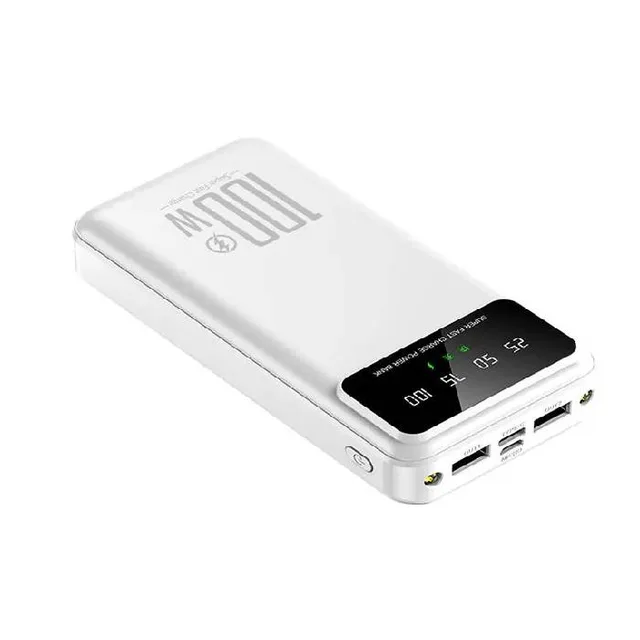 Baterie externa, 100W, Digital Display, Power Bank 12000mAh 20W, QuickCharge 3.0, Power Delivery USB, USB-C,