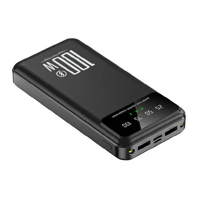 Baterie externa, 100W, Digital Display, Power Bank 12000mAh 20W, QuickCharge 3.0, Power Delivery USB, USB-C,