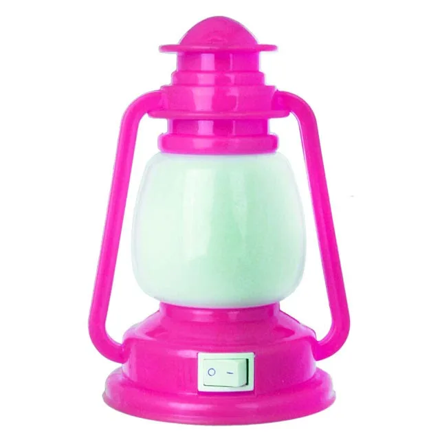 Lampa de Veghe cu LED Felinar, 4×0.1W, culoare Roz, 100×60 mm