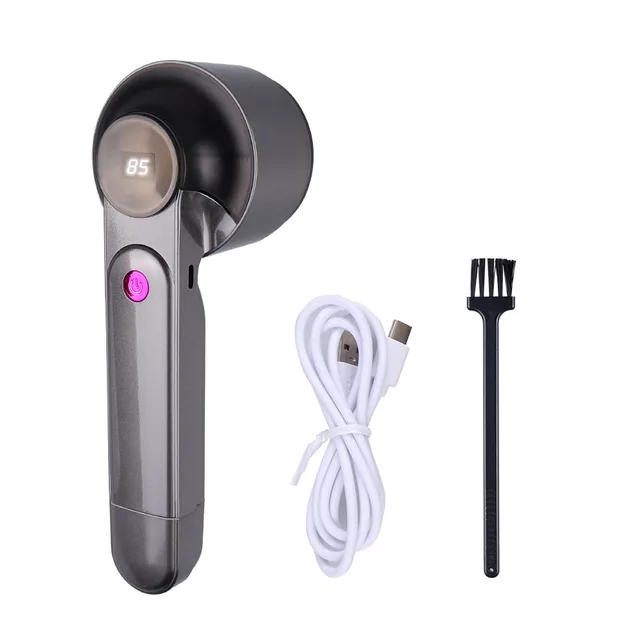 Aparat electric pentru indepartarea scamelor cu rola inclusa, Acumulator, Display LED