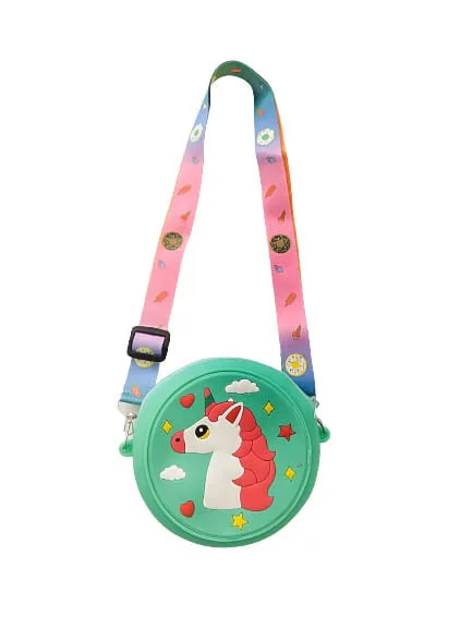 Jucarie gentuta Pop it , Silicon, Model unicorn, Design antistres, 12x12x4cm, menta