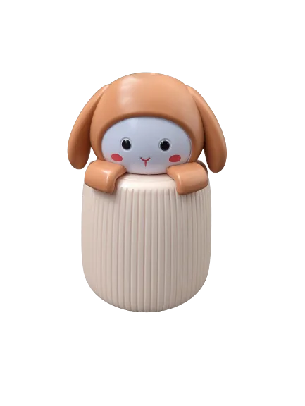 Umidificator camera copii Papa Rabbit, USB, 350 ml, galben