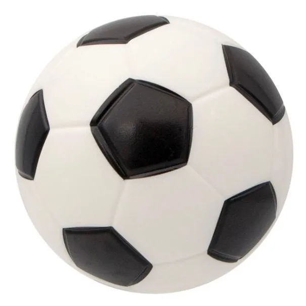 Minge pentru fotbal, 15 cm, alb/negru
