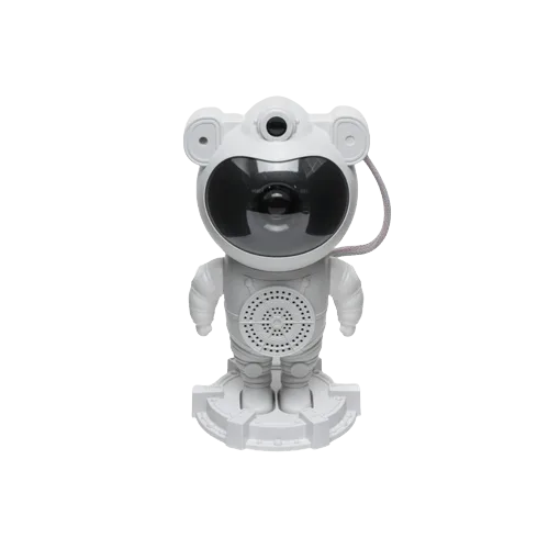 Proiector Laser Astronaut cu Joc de Lumini Aurora Boreala si Stele, Boxa, Sunete Albe, Functie Bluetooth, Reglare 360, Timer, Setare Luminozitate, Viteza, Telecomanda
