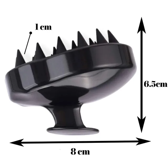 Perie pentru masaj scalp din silicon, pentru stimularea cresterii parului, curatare profunda a scalpului, multicilor