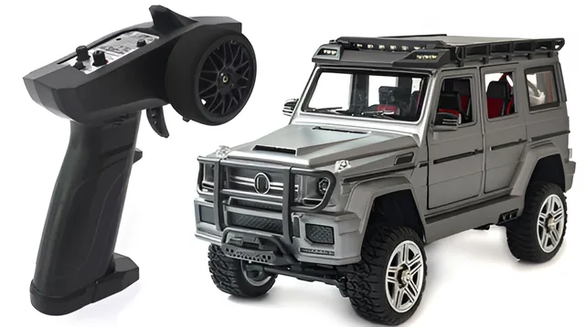 Masina RC cu telecomanda, OFF-ROAD Brabus1:24 4WD, RTR, 2,4 GHz,  Gri