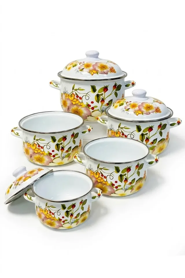 Set 5 oale emailate, Longfei Group, 1.8l/3.3l/4l/5.3l/6.4l