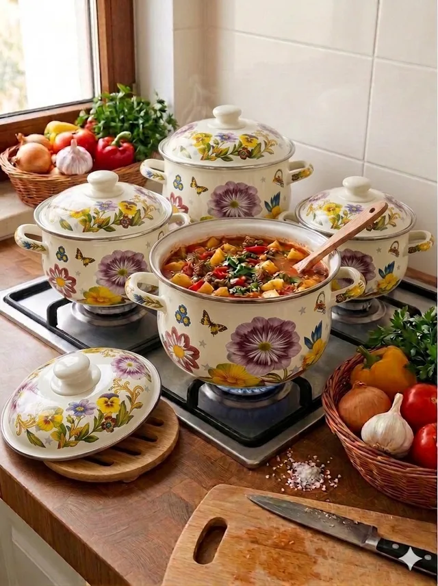 Set 5 oale emailate, Longfei Group, 1.8l/3.3l/4l/5.3l/6.4l