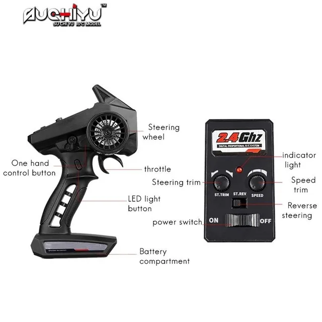 Masina RC cu telecomanda, Road Truck 1:16 4WD, Viteza maxima 70 km/h