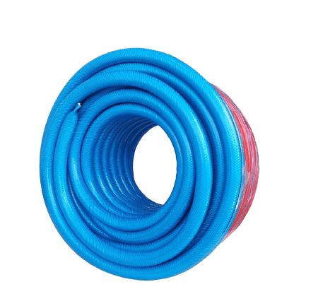 Furtun pentru gradina cu 3 straturi Oxi Drip, 3/4″, armat, 30 m lungime, protectie UV, albastru
