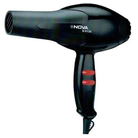 Uscator de par Nova 200 W, Negru, Rosu