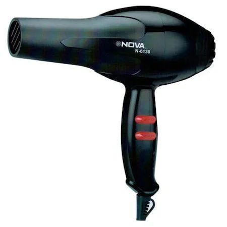 Uscator de par Nova 200 W, Negru, Rosu