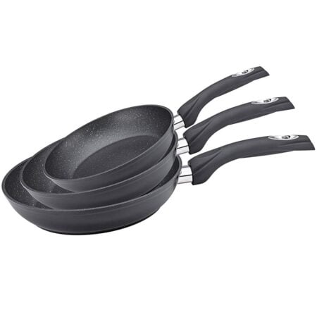 Set 3 tigai cu inductie HotChef, 28cm, 24cm, 20cm