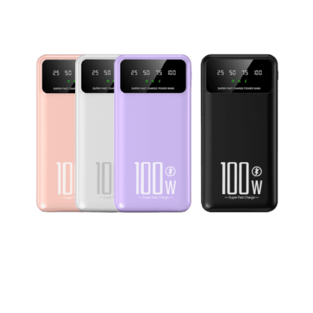 Baterie externa, 100W, Digital Display, Power Bank 12000mAh 20W, QuickCharge 3.0, Power Delivery USB, USB-C,