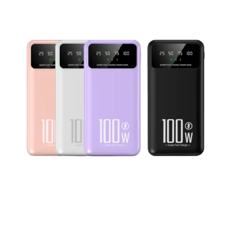 Baterie externa, 100W, Digital Display, Power Bank 12000mAh 20W, QuickCharge 3.0, Power Delivery USB, USB-C,