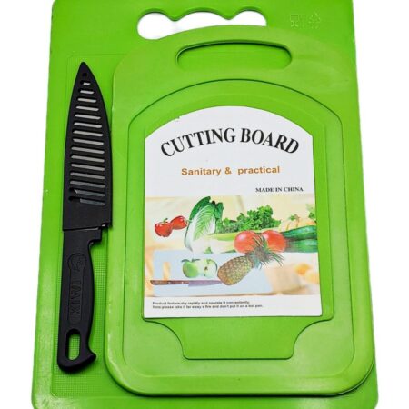 Set 2 tocatoare plus cutit, plastic