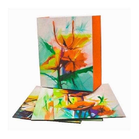 Set de 12 pungi, 26x32x12cm, Floral