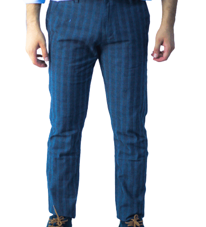 Pantaloni pentru barbati 8141, Albastru