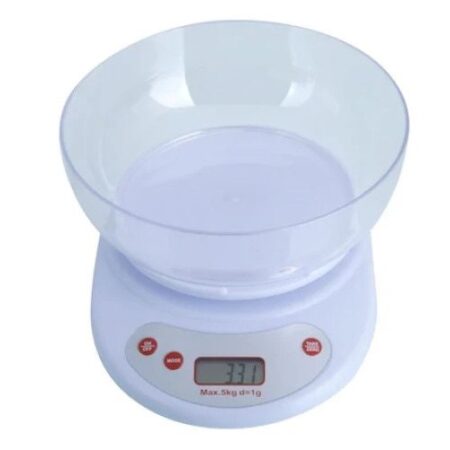 Cantar pentru bucatarie , bol inclus , greutate maxima 5 Kg , display LCD , inchidere automata
