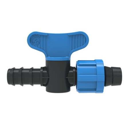 Robinet pentru banda de irigatii prin picurare, diametru 14 mm x 17 mm