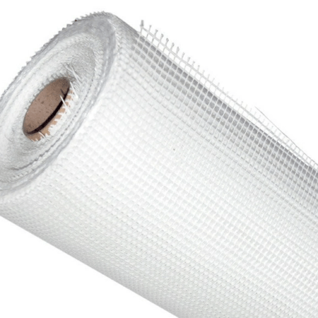 Fiberglass mesh for thermal insulation, 90g/m2, 49m, White