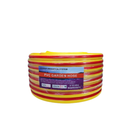 Furtun pentru gradina cu 3 straturi Oxi Drip, 3/4′ , armat, 30 m lungime, protectie UV, galben