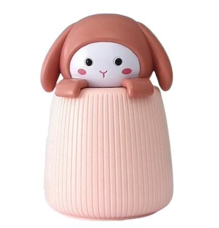 Papa Rabbit овлажнител за детска стая, USB, 350 мл, розов