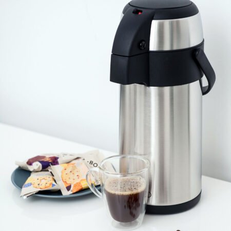 Termos ALWAYS inox interior si exterior cu pompa 3,5L