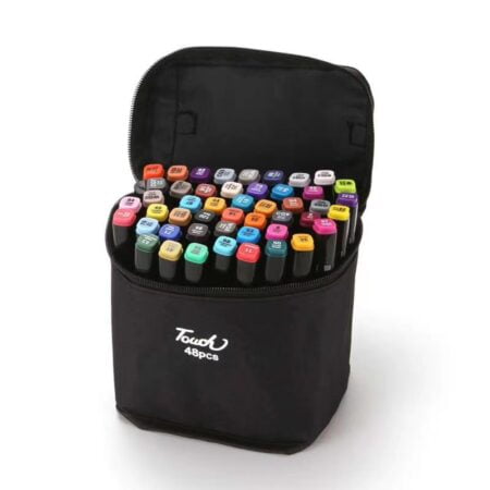 Set Markere,48 Bucati,Culoare Corp ,Negru